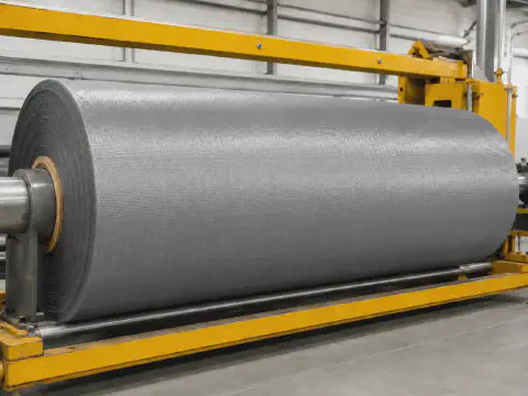Gray PE Laminated Tarpaulin Roll